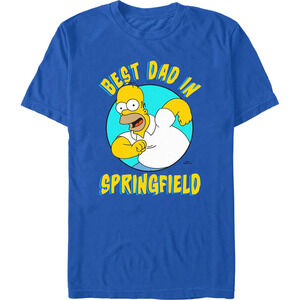 Best Dad In Springfield Simpsons Tshirt